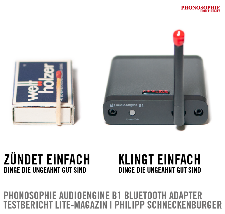 Testbericht Lite Magazin zu Phonosophie Audioengine B1 Music Receiver