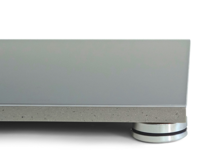 bFly-audio Basis StoneLine beton grau Füsse alu