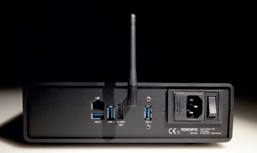 Phonosophie PAS 1 High-End  Musik-Server-Streamer Rückansicht